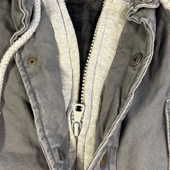 Vintage Dickies Jacket Chore Barn Coat Canvas Quilted Work Jacket Gray Size 3XL - Picture 5 of 11